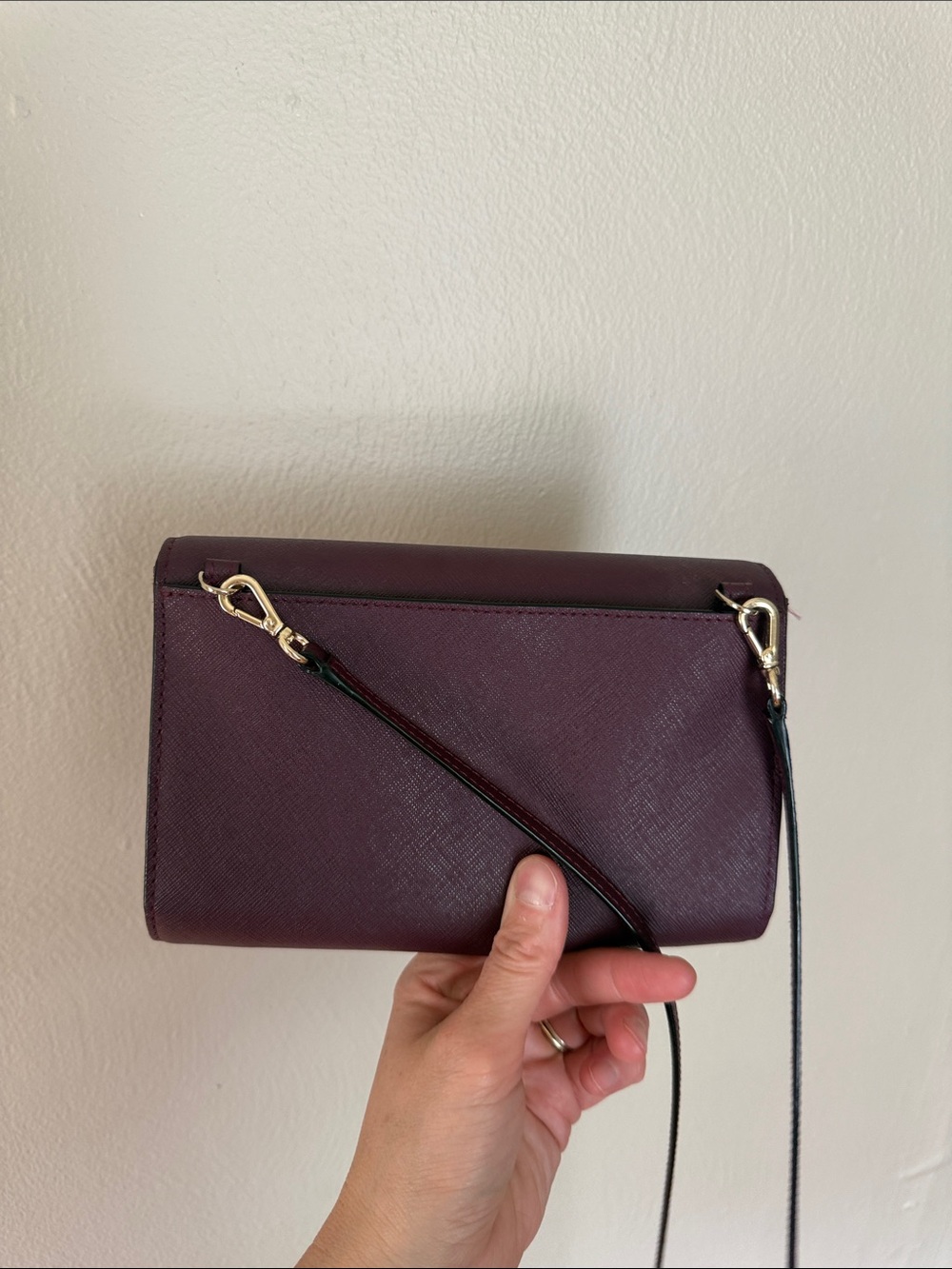 Kate Spade Women's Dark Plum Crossbody Shoulder Bag - Picture 8 of 13
